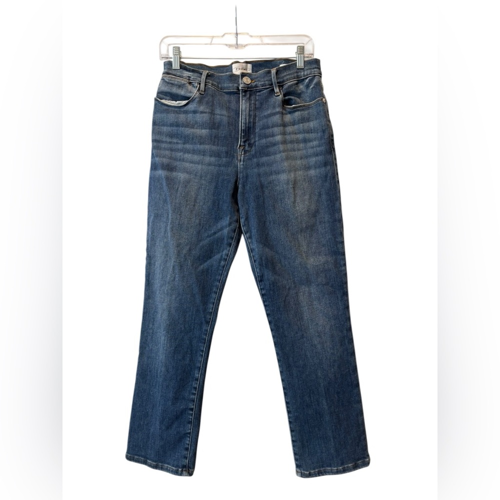 Frame Denim Women's Le High Straight Jeans size 32 - Picture 3 of 16